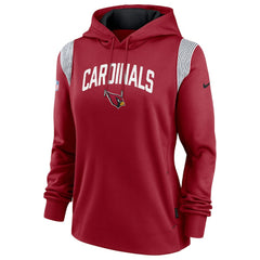 NFL Arizona Cardinals Women's Sideline Stack Performance Pullover Hoodie