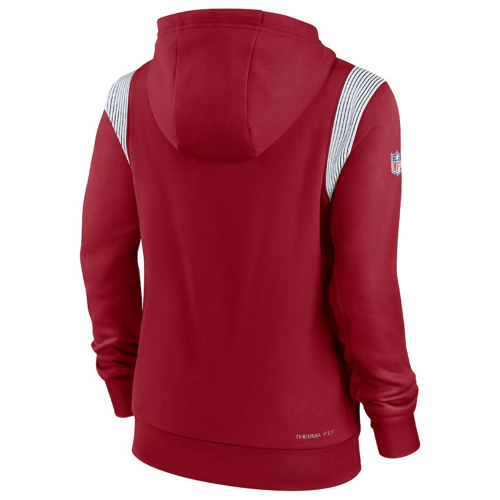 NFL Arizona Cardinals Women's Sideline Stack Performance Pullover Hoodie