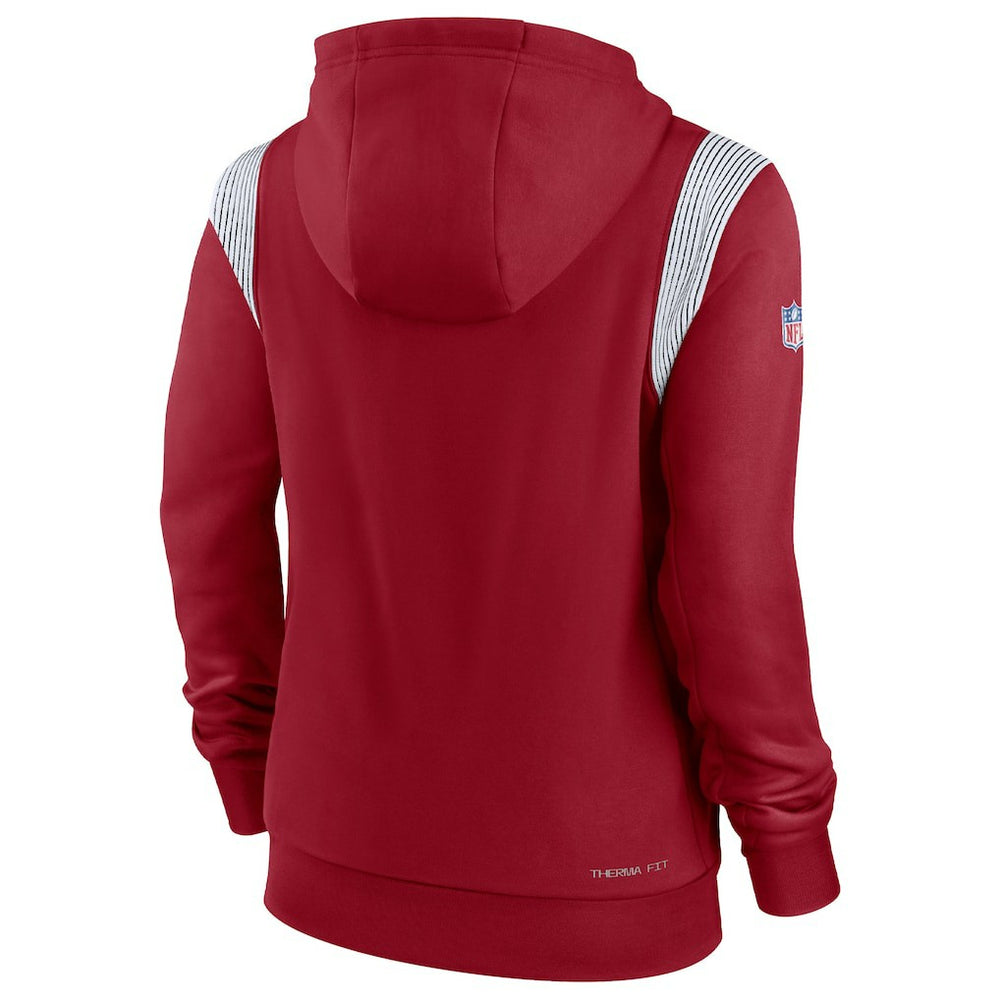 NFL Arizona Cardinals Women's Sideline Stack Performance Pullover Hoodie