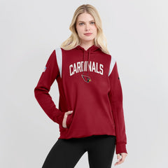 NFL Arizona Cardinals Women's Sideline Stack Performance Pullover Hoodie