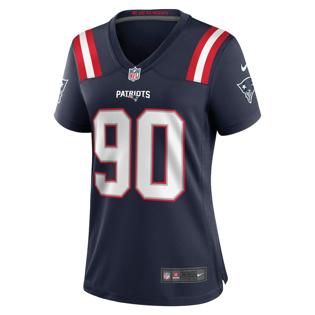 NFL New England Patriots Christian Barmore  Women's Game Jersey