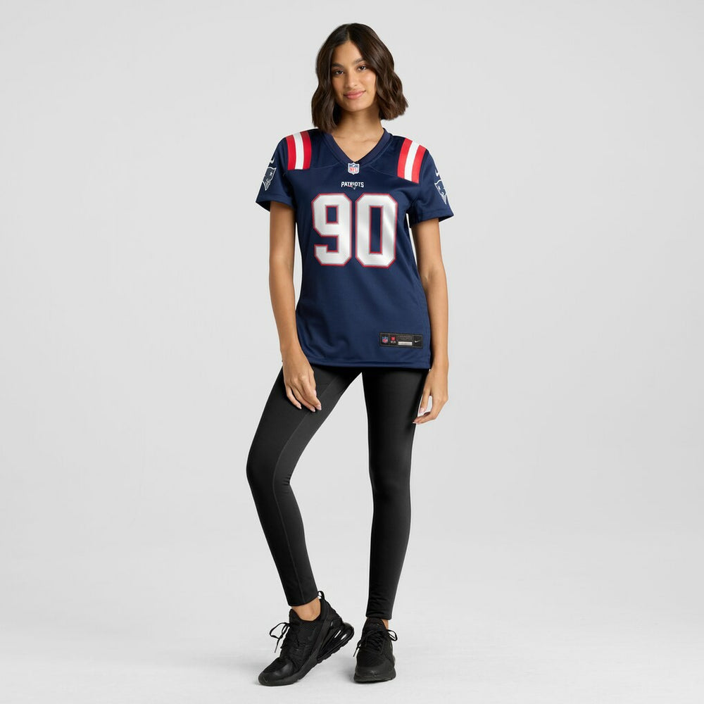 NFL New England Patriots Christian Barmore  Women's Game Jersey