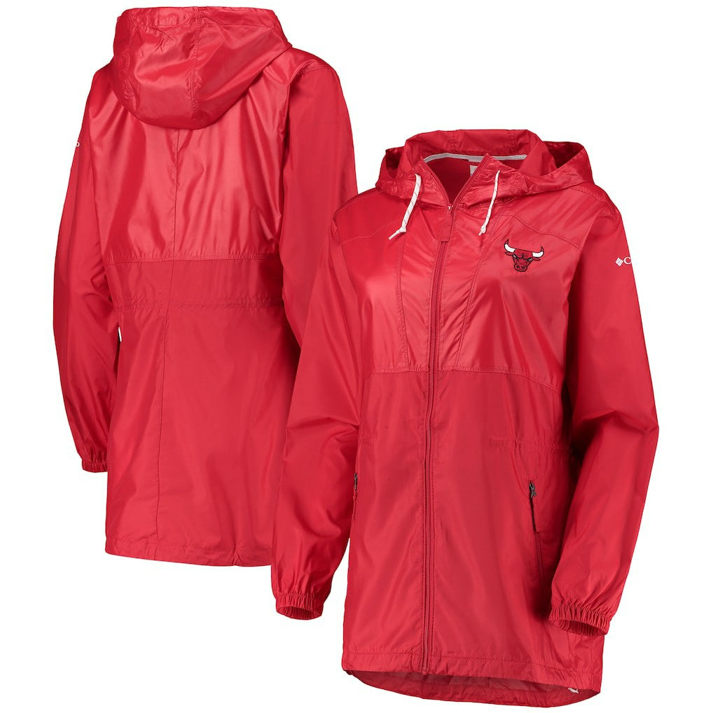 Chicago Bulls Women's Flashback Full-Zip Jacket - Red | Columbia on sale