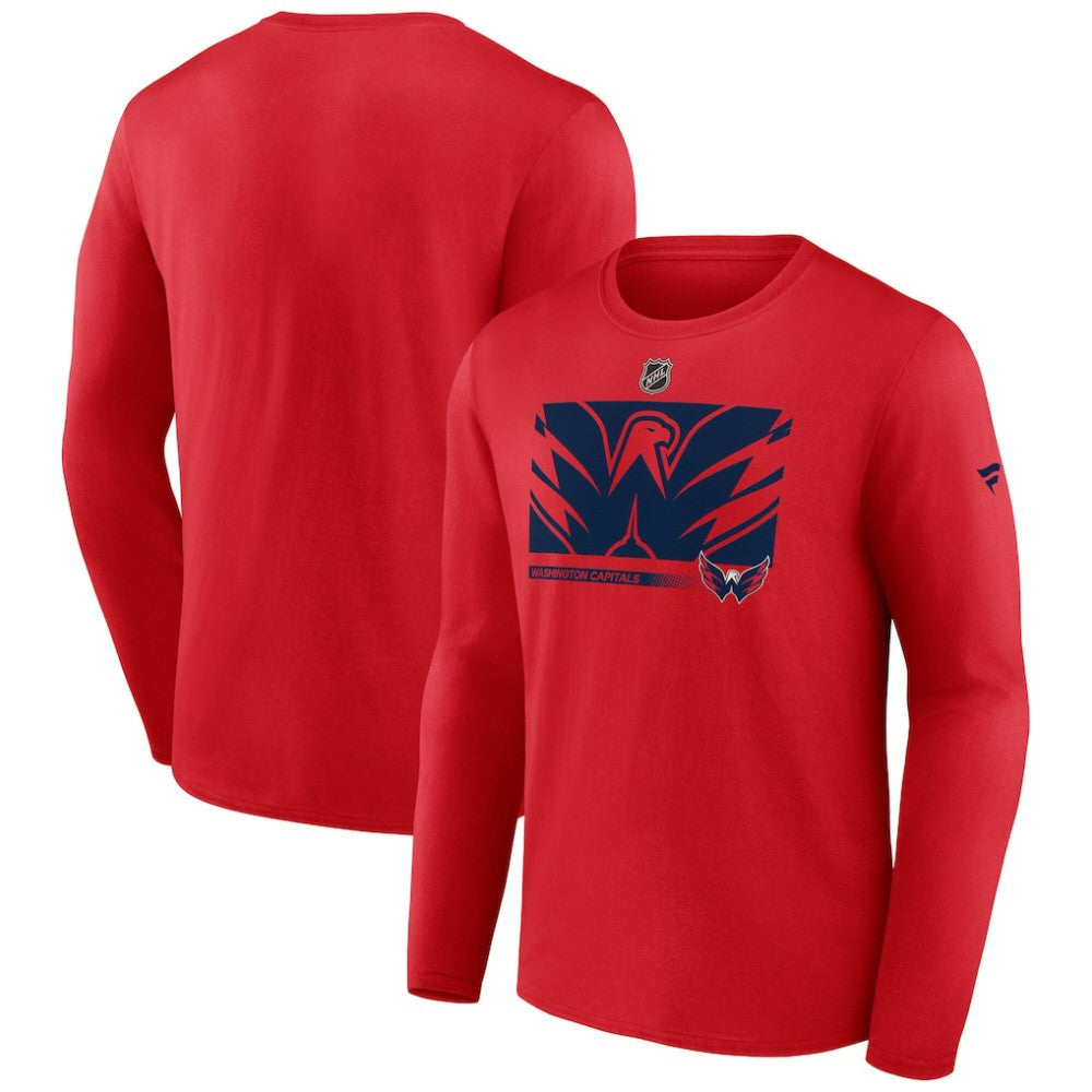 Washington Capitals Fanatics Authentic Pro Core Collection Secondary Long Sleeve T-Shirt