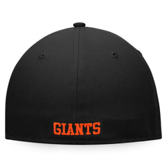 San Francisco Giants Iconic Color Blocked Fitted Hat - White/Black