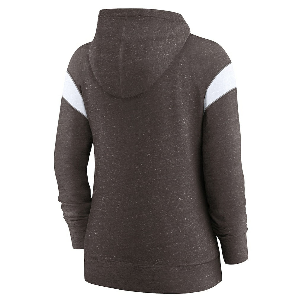 NFL Cleveland Browns Women's Monaco Lightweight Full-Zip Hoodie