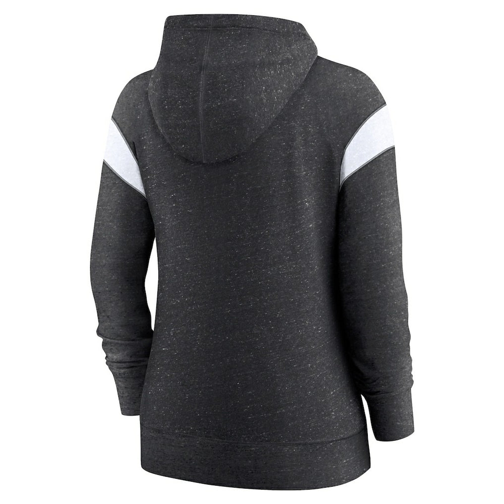 NFL Las Vegas Raiders Women's Plus Size Monaco Full-Zip Lightweight Hoodie
