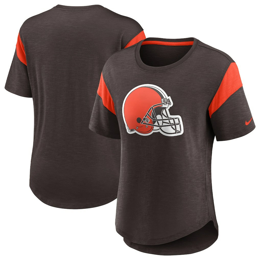 NFL Cleveland Browns Women's Primary Logo Fashion Top