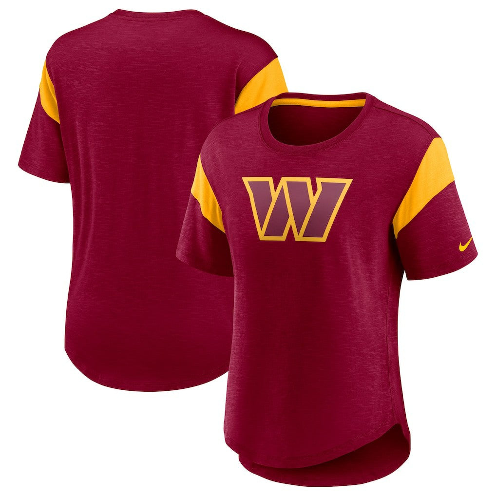 NFL Washington Commanders Women's Primary Logo Fashion Top