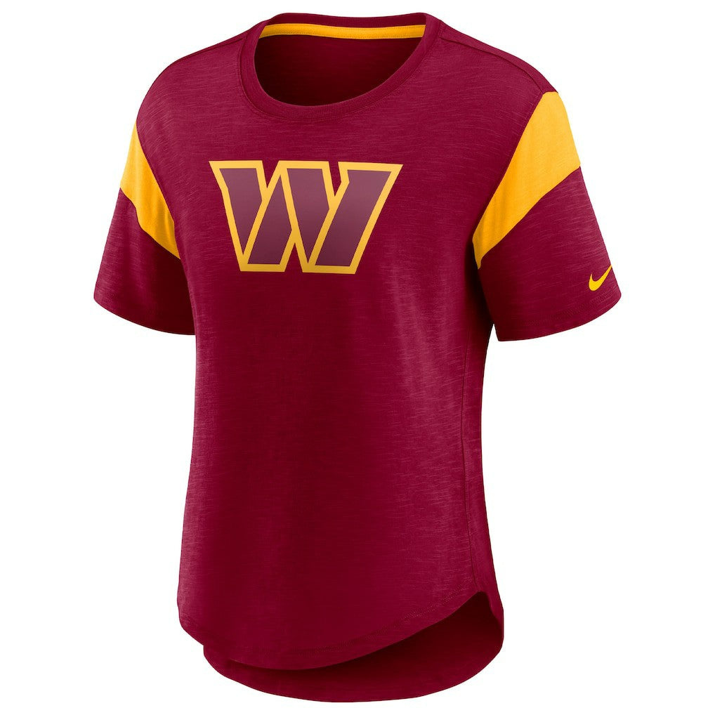 NFL Washington Commanders Women's Primary Logo Fashion Top