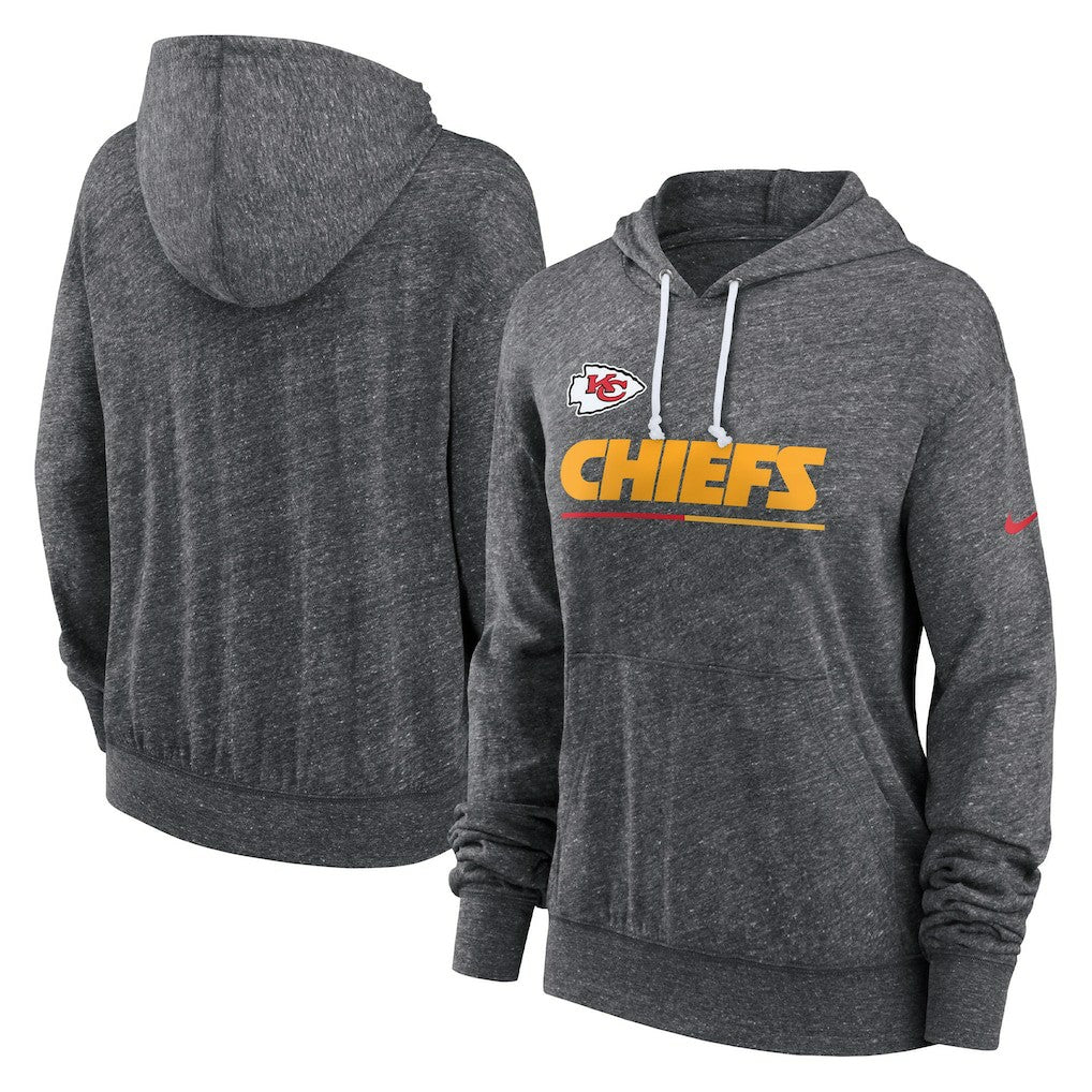 NFL Kansas City Chiefs Women's Team Spirit Gym Vintage Lightweight Hoodie Top