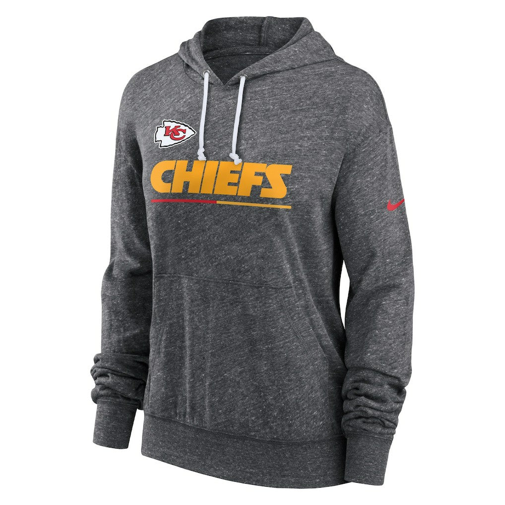 NFL Kansas City Chiefs Women's Team Spirit Gym Vintage Lightweight Hoodie Top