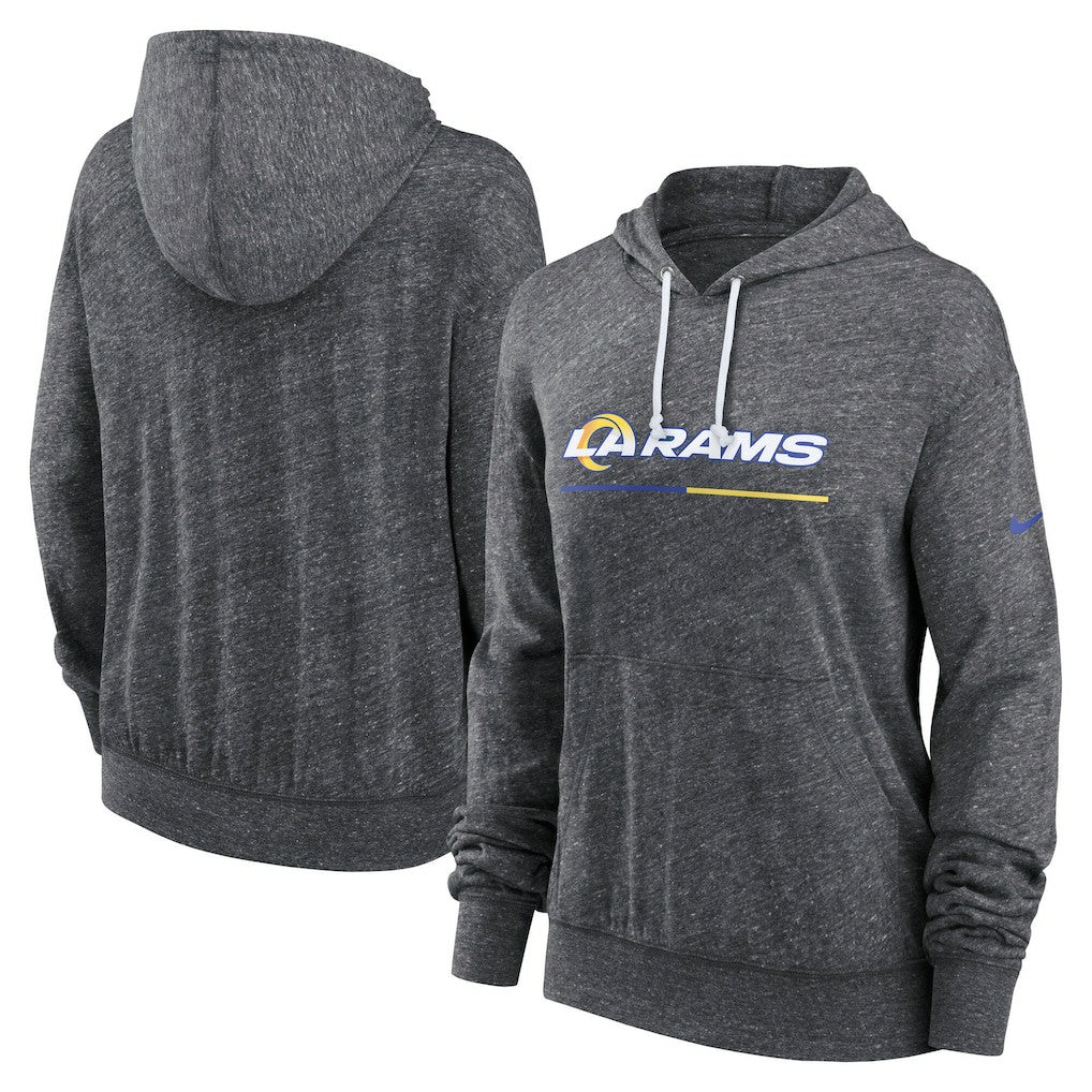 NFL Los Angeles Rams Women's Team Spirit Gym Vintage Lightweight Hoodie Top