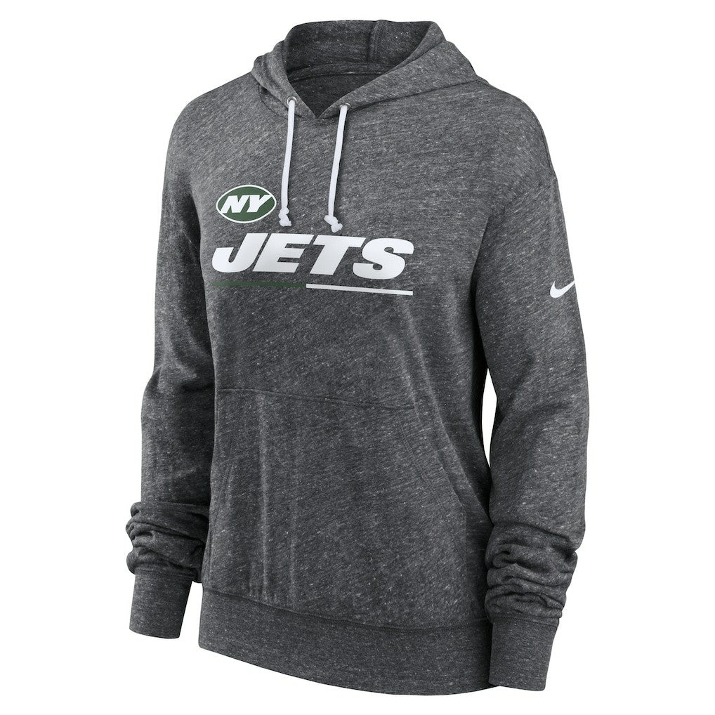 NFL New York Jets Women's Team Spirit Gym Vintage Lightweight Hoodie Top