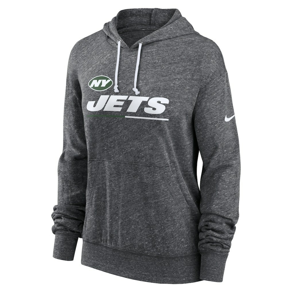 NFL New York Jets Women's Team Spirit Gym Vintage Lightweight Hoodie Top