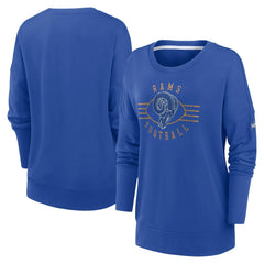 NFL Los Angeles Rams Women's Rewind Playback Icon Performance Pullover Sweatshirt
