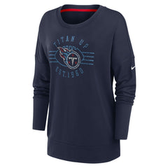 NFL Tennessee Titans Women's Rewind Playback Icon Performance Pullover Sweatshirt