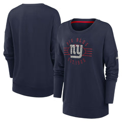 NFL New York Giants Women's Rewind Playback Icon Performance Pullover Sweatshirt
