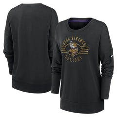 NFL Minnesota Vikings Women's Rewind Playback Icon Performance Pullover Sweatshirt