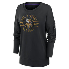 NFL Minnesota Vikings Women's Rewind Playback Icon Performance Pullover Sweatshirt