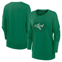 NFL New York Jets Women's Rewind Playback Icon Performance Pullover Sweatshirt