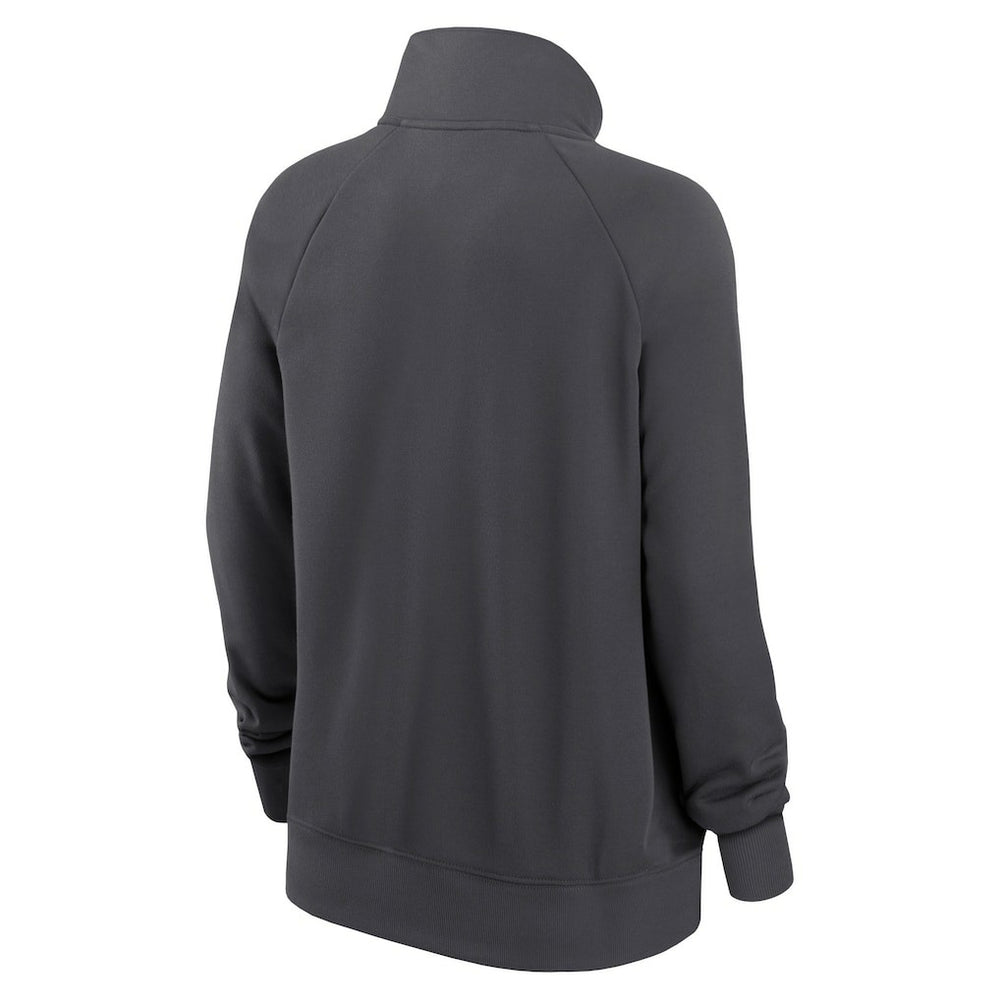 NFL Minnesota Vikings Women's Premium Raglan Performance Half-Zip Sweatshirt