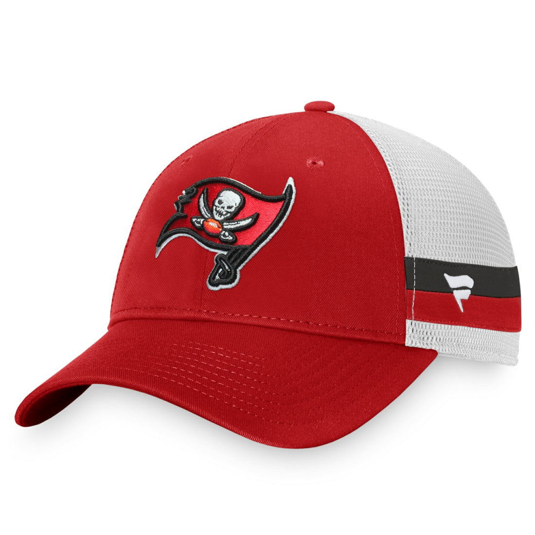 NFL Tampa Bay Buccaneers Iconic Team Stripe Trucker Snapback Hat