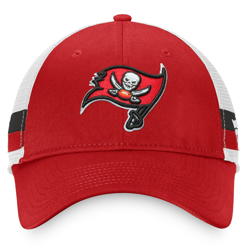 NFL Tampa Bay Buccaneers Iconic Team Stripe Trucker Snapback Hat