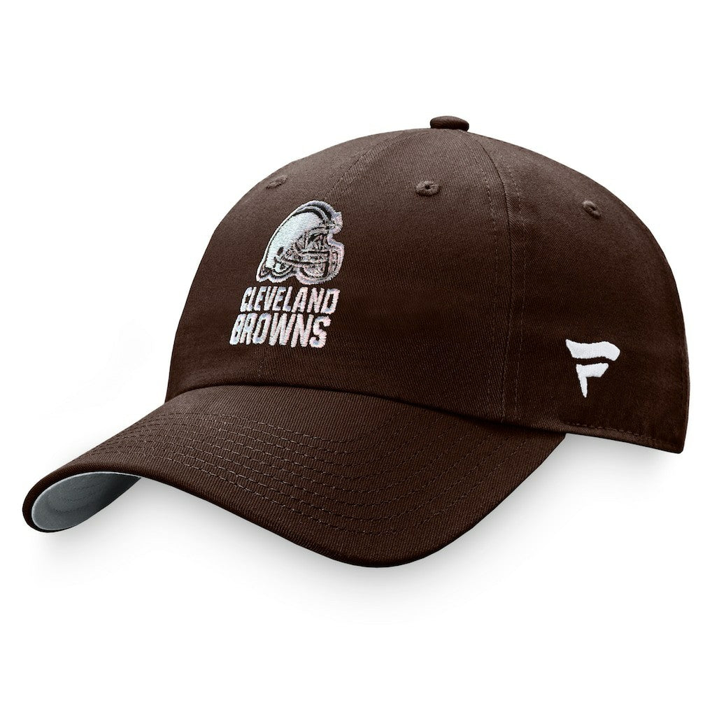 NFL Cleveland Browns Women's Iconic Iridescent Adjustable Hat