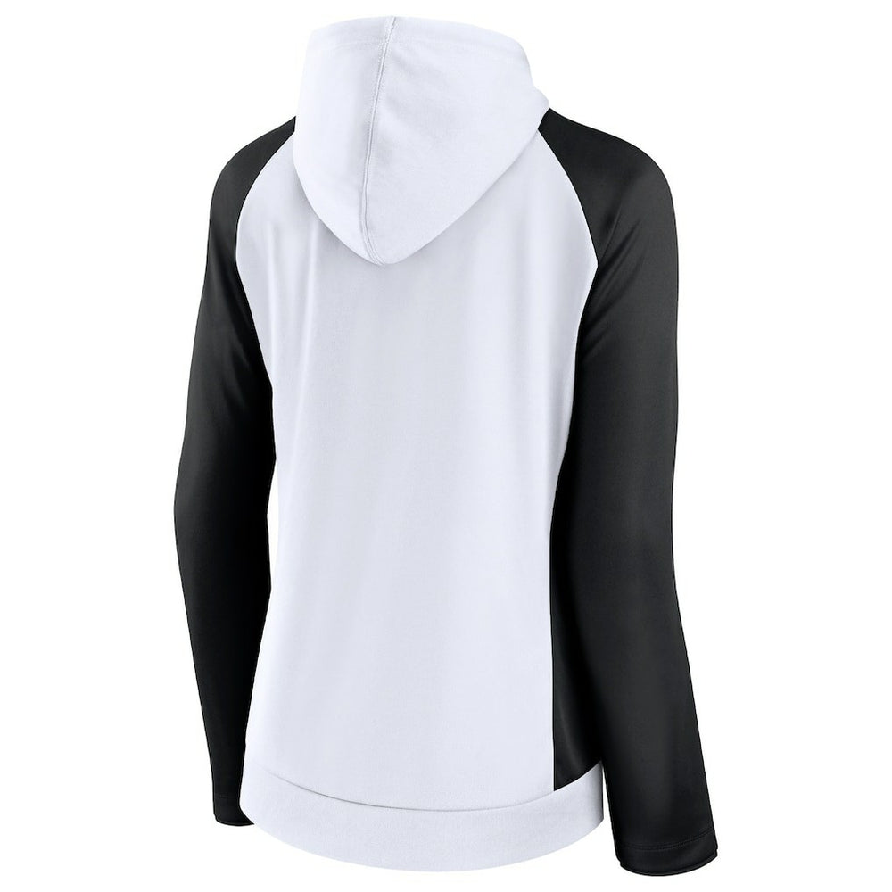 NFL New Orleans Saints Women's End Around Lightweight Raglan Full-Zip Hoodie Jacket