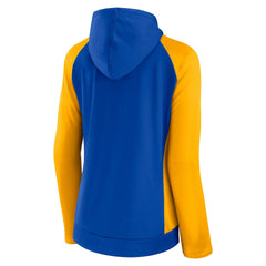 NFL Los Angeles Rams Women's End Around Lightweight Raglan Full-Zip Hoodie Jacket