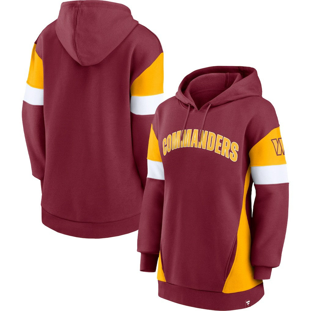 NFL Washington Commanders Women's Lock It Down Pullover Hoodie