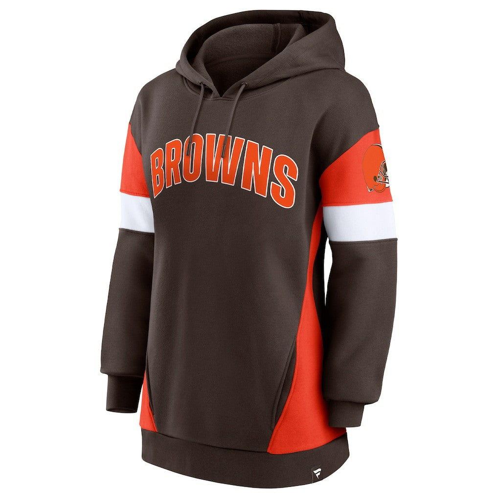 NFL Cleveland Browns Women's Lock It Down Pullover Hoodie