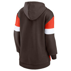 NFL Cleveland Browns Women's Lock It Down Pullover Hoodie