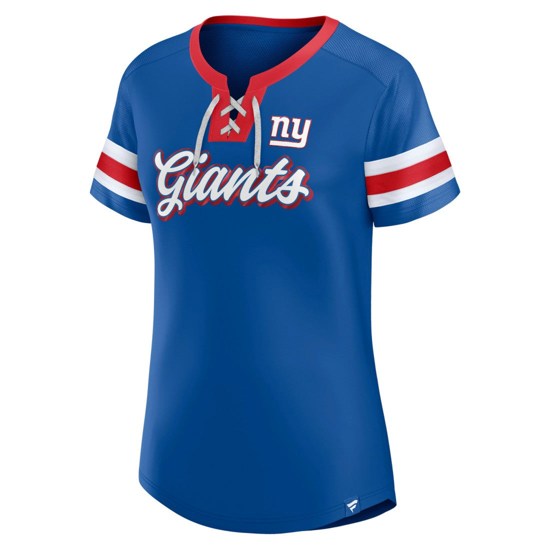 NFL New York Giants Women's Original State Lace-Up T-Shirt
