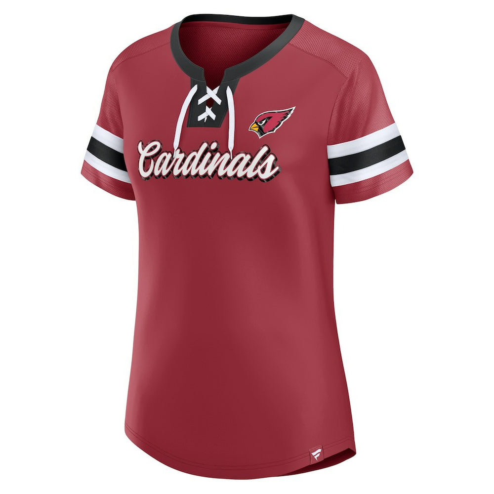 NFL Arizona Cardinals Women's Original State Lace-Up T-Shirt