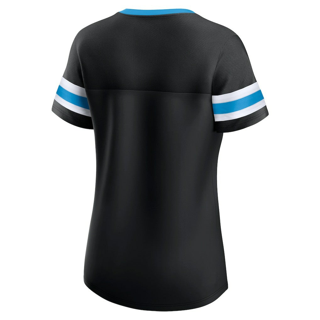 NFL Carolina Panthers Women's Original State Lace-Up T-Shirt