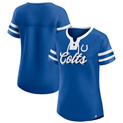 NFL Indianapolis Colts Women's Original State Lace-Up T-Shirt