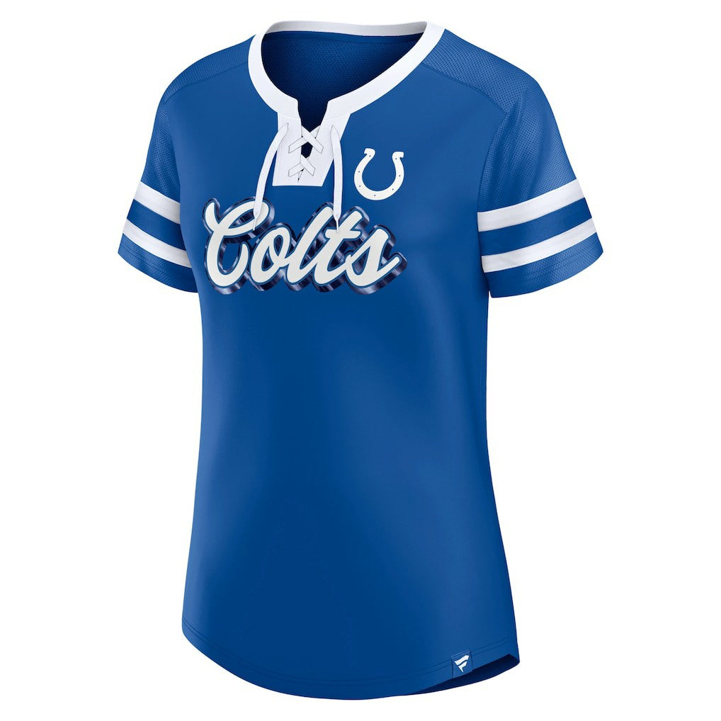 NFL Indianapolis Colts Women's Original State Lace-Up T-Shirt