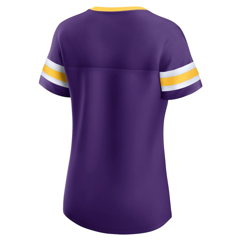 NFL Minnesota Vikings Women's Original State Lace-Up T-Shirt