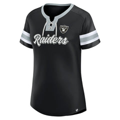 NFL Las Vegas Raiders Women's Original State Lace-Up T-Shirt
