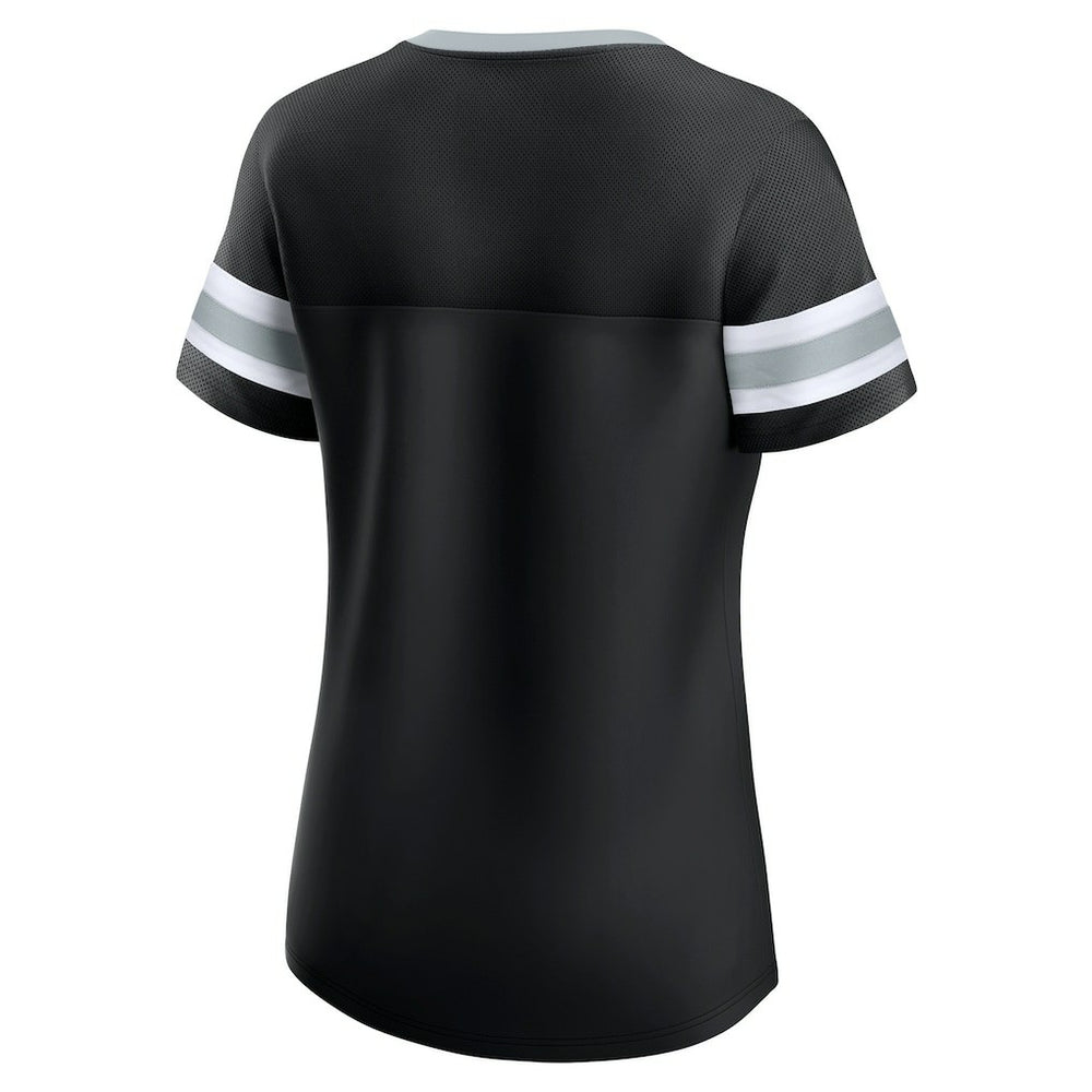 NFL Las Vegas Raiders Women's Original State Lace-Up T-Shirt