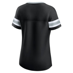 NFL Las Vegas Raiders Women's Original State Lace-Up T-Shirt