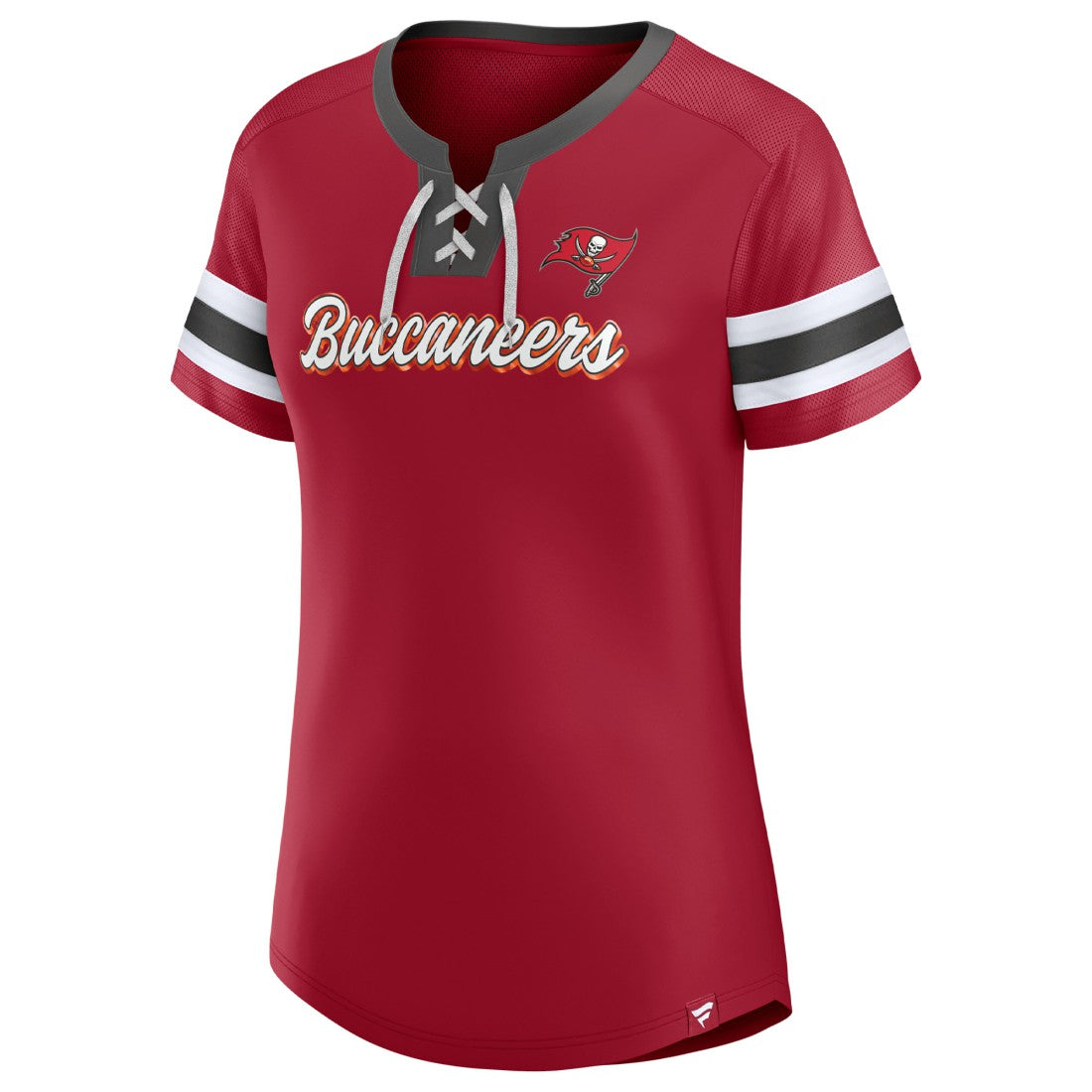 NFL Tampa Bay Buccaneers Women's Original State Lace-Up T-Shirt