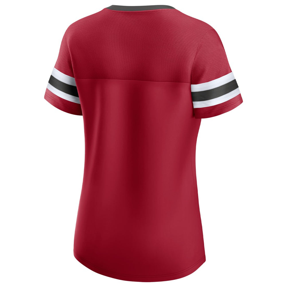 NFL Tampa Bay Buccaneers Women's Original State Lace-Up T-Shirt
