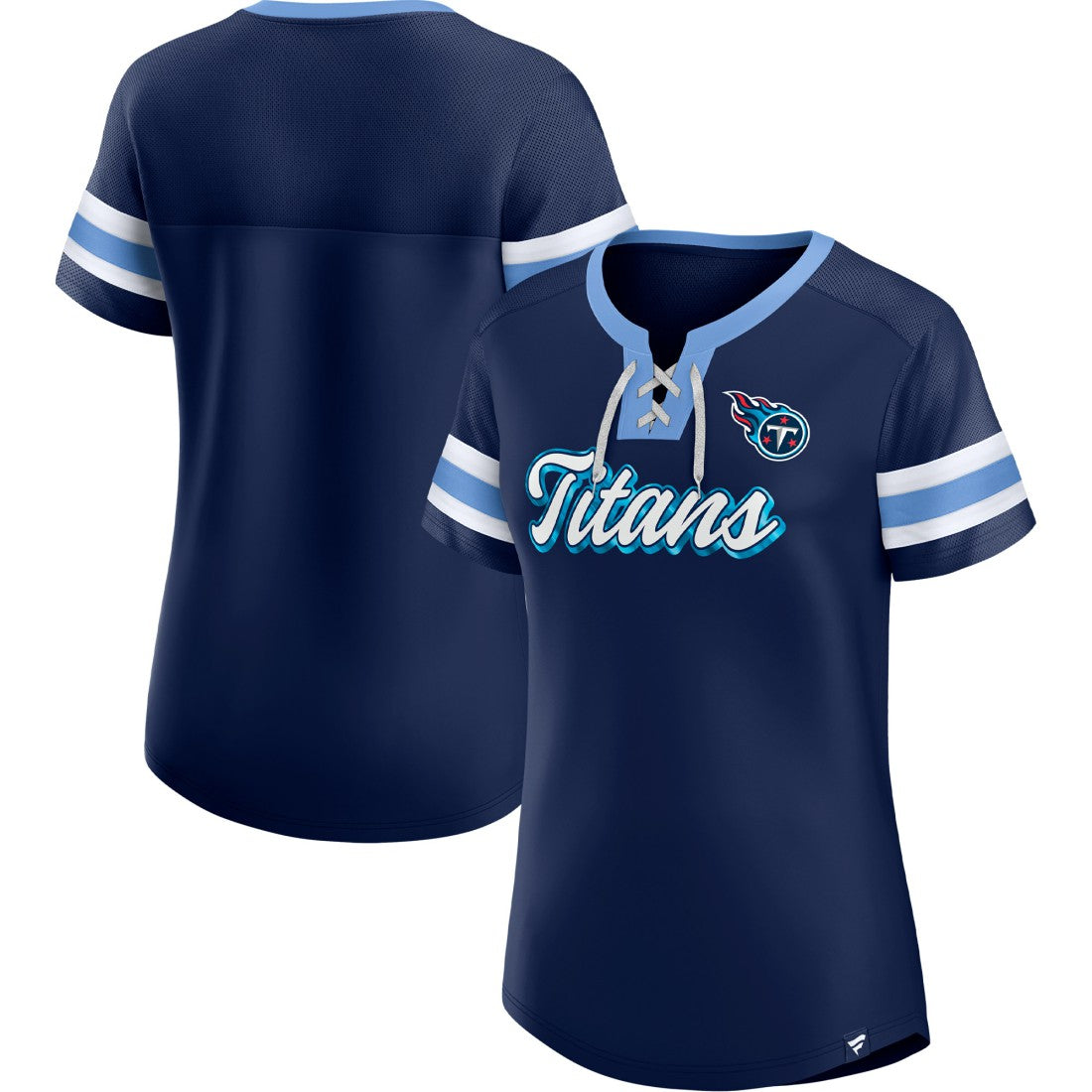 NFL Tennessee Titans Women's Original State Lace-Up T-Shirt
