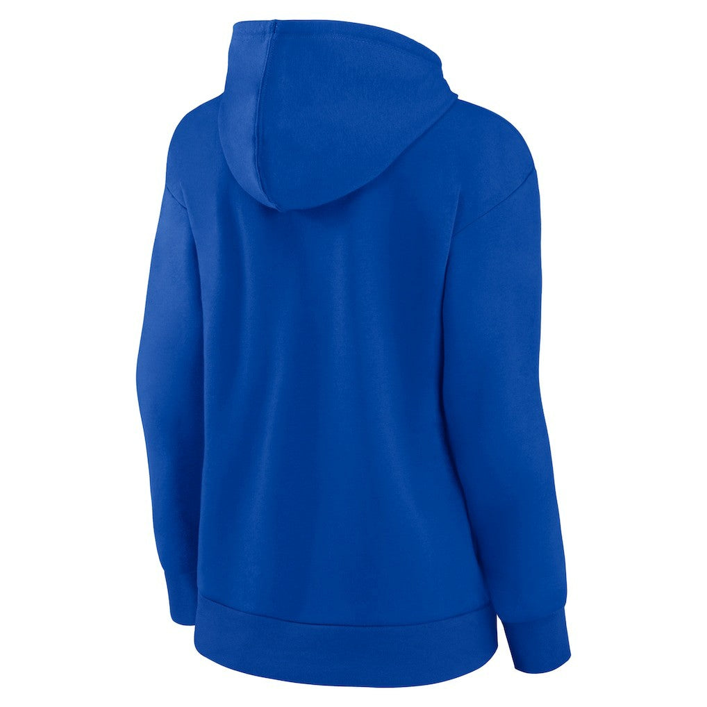 NFL Los Angeles Rams Women's Iconic Cotton Fleece Checklist Pullover Hoodie