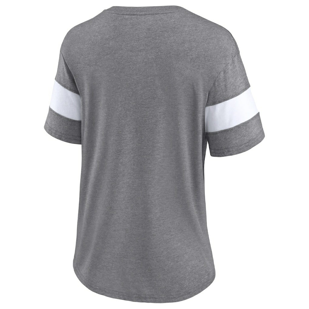 NFL Cleveland Browns Women's Distressed Team Tri-Blend V-Neck T-Shirt