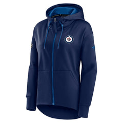 Winnipeg Jets Fanatics Women's Authentic Pro Rink Full-Zip Hoodie