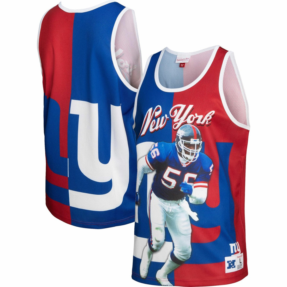 NFL New York Giants Lawrence Taylor  Retired Player Graphic Tank Top